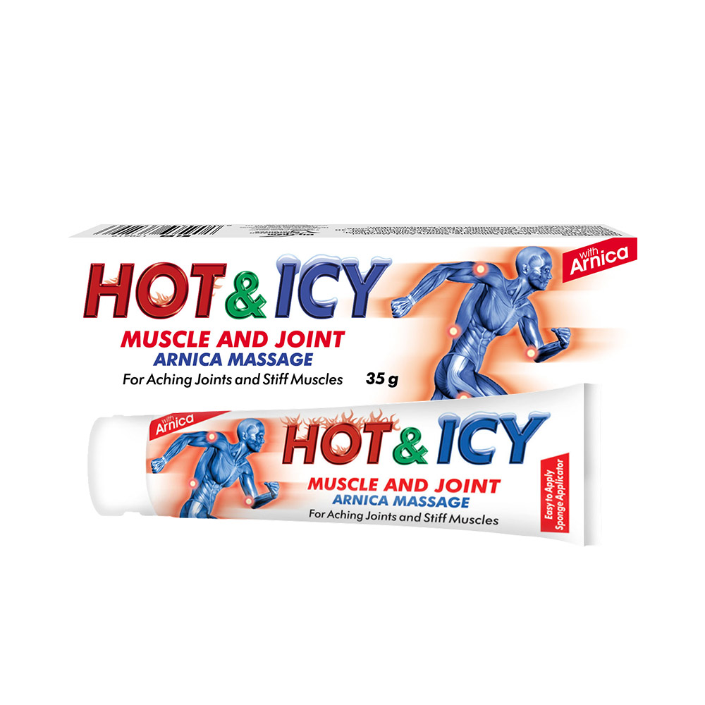 Hot & Icy Muscle and Joint Arnica Massage Rub 35g